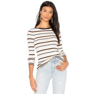 ISO Mitzi Stripe Merino Wool Sweater by Theory